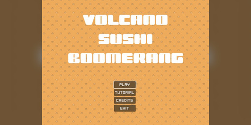 Cover image for Volcano sushi boomerang