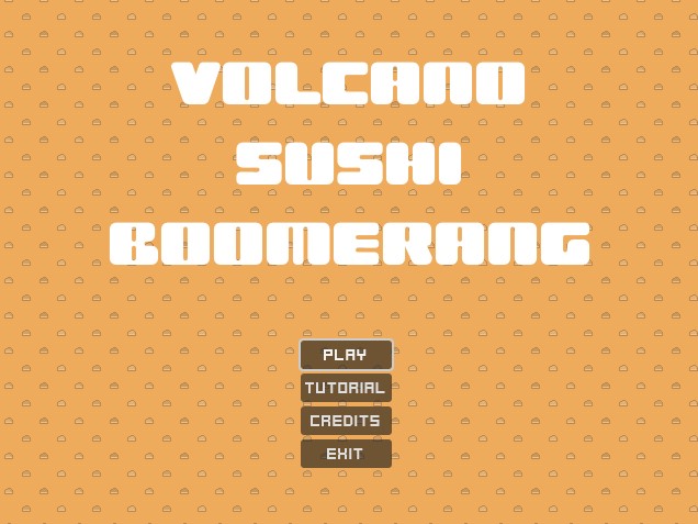 Cover image for Volcano sushi boomerang