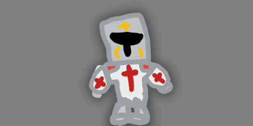 Cover image for The knight in shining armor