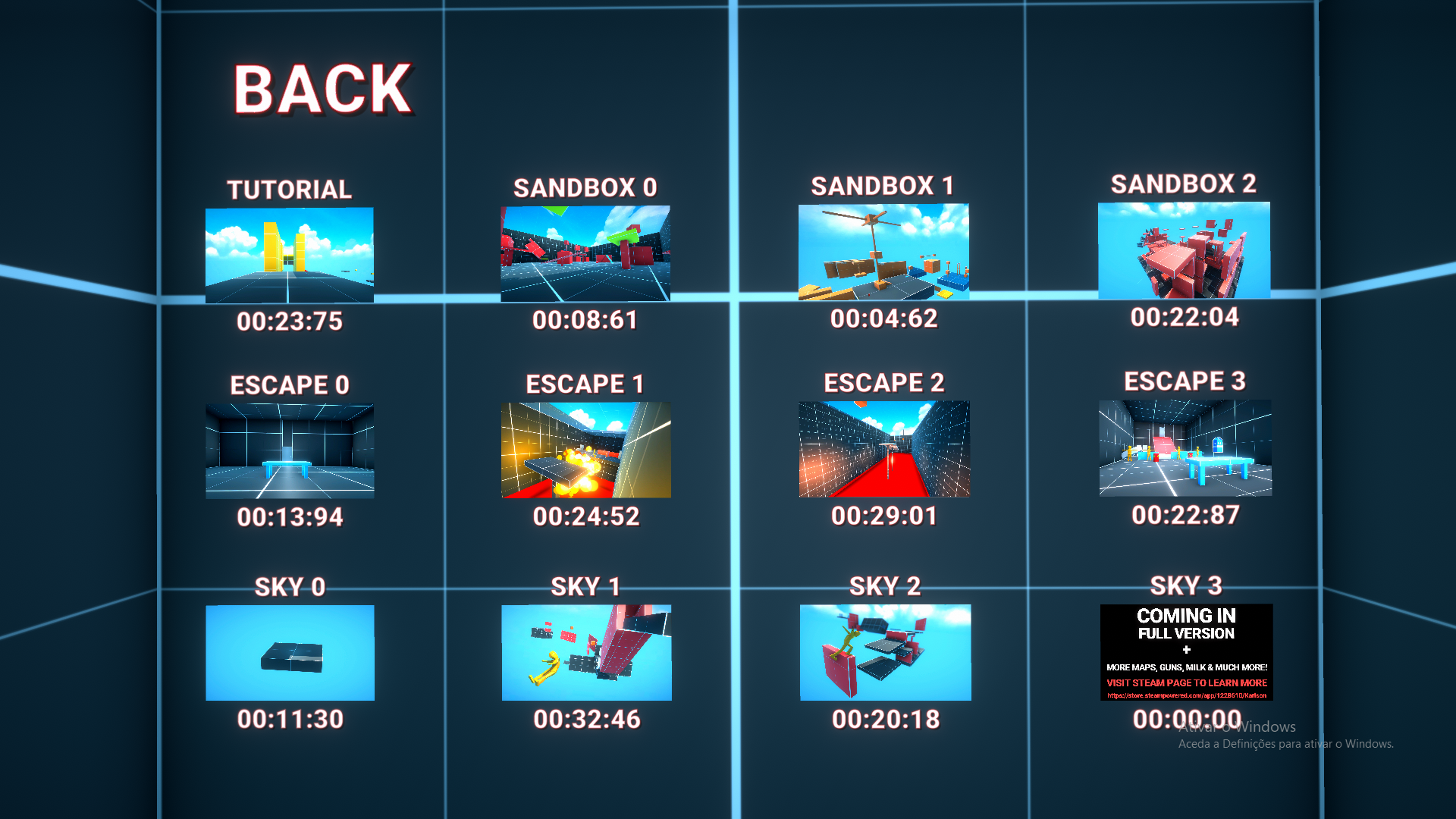 This is my best time, I'm really proud of the time on sandbox1