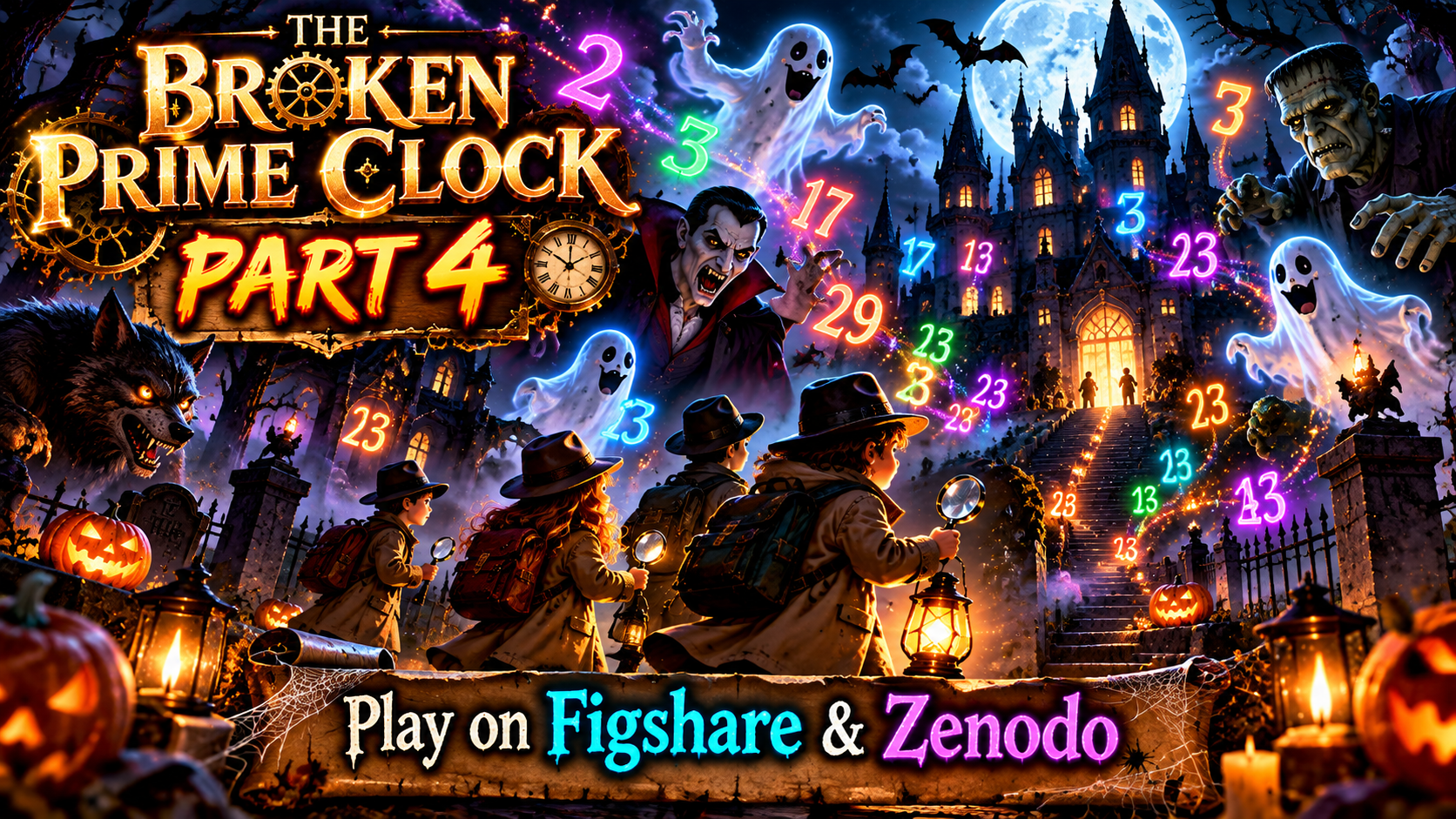 Cover image for THE BROKEN PRIME CLOCK PART 4 - THE SECRET MATHEMATICAL MACHINE Gold Edition