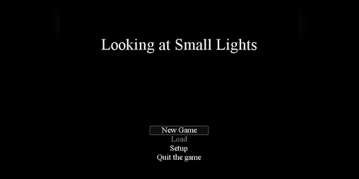 Cover image for Looking at Small Lights