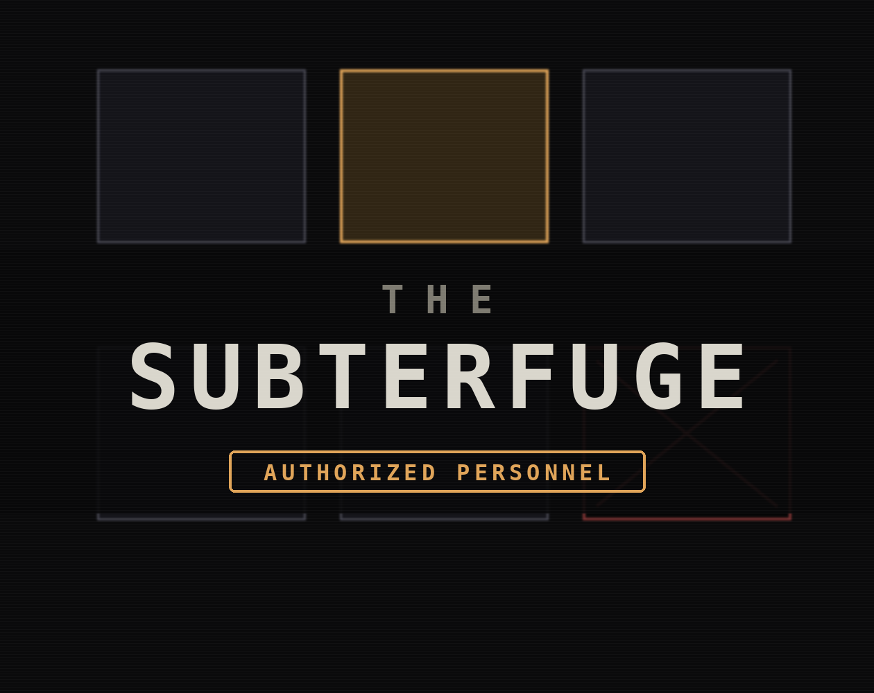 Cover image for The subterfuge