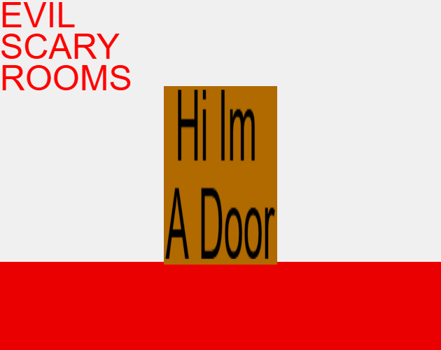 Cover image for Evil Scary Rooms