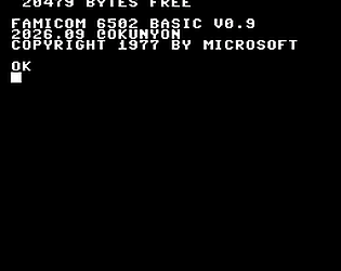 Famicom 6502 BASIC
