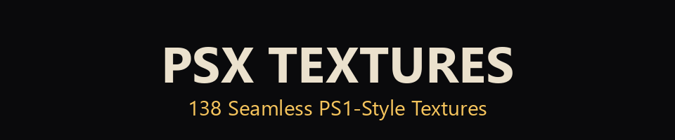 PSX Textures - Seamless Retro Textures