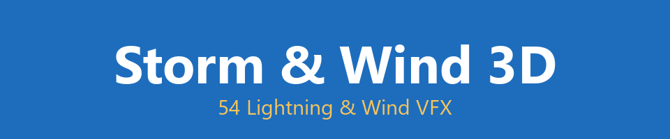 Storm & Wind 3D - 54 Lightning & Wind VFX