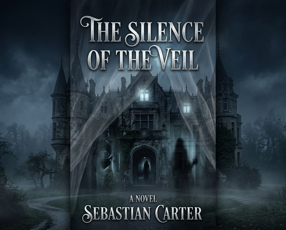 Cover image for The Silence of the Veil: A Horror Novel by: carteseb000/Sebastian Carter