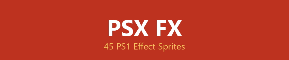PSX FX - 45 PS1 Effect Sprites