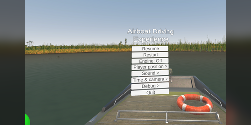 Cover image for VR - Airboat Driving Experience