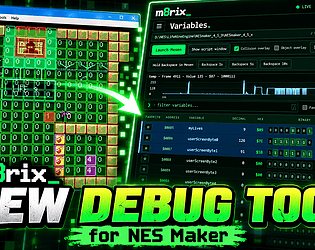 m8rix_ Debugger for NES Maker (NES misc)