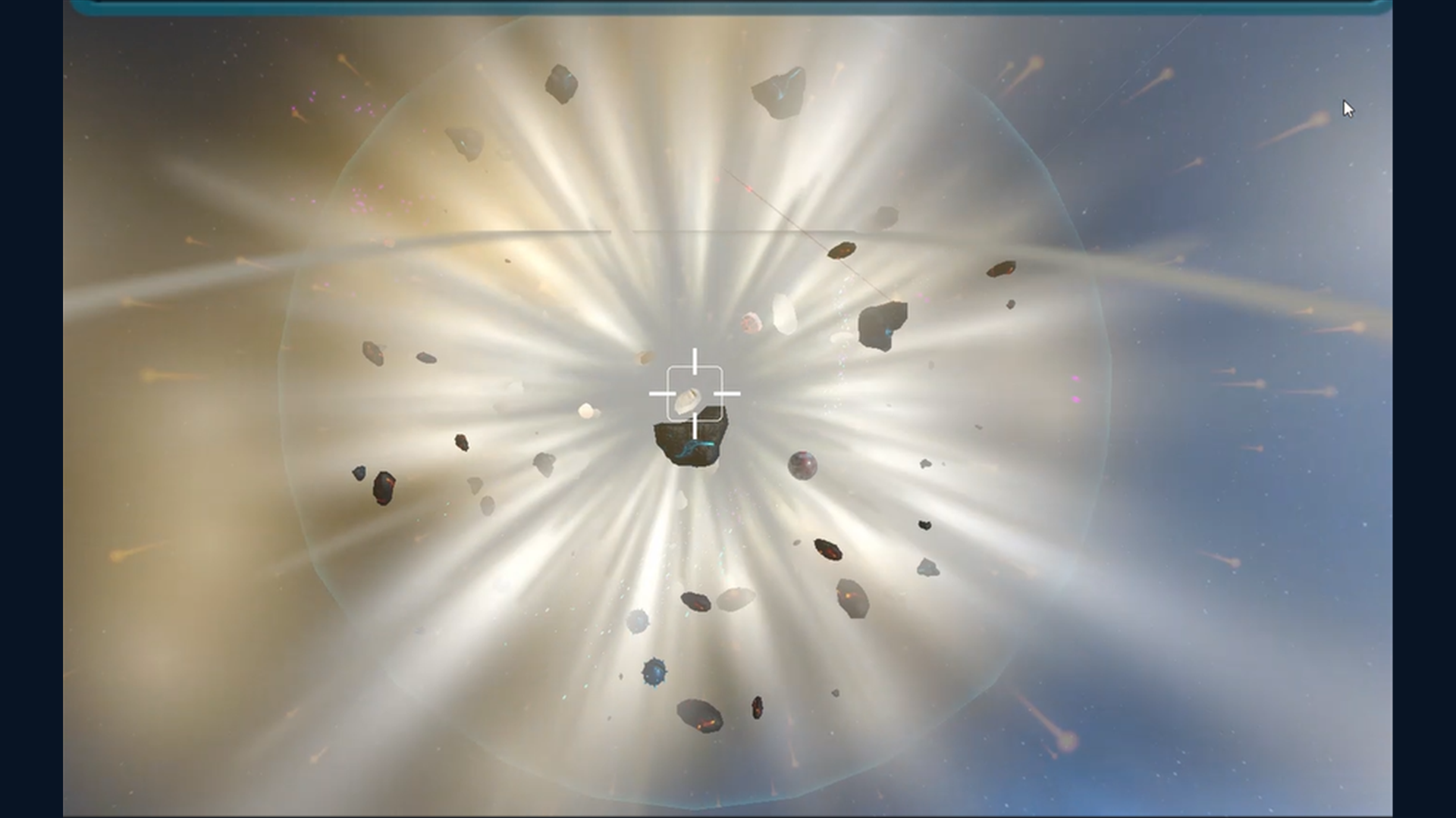 Nuclear blast expanding across the battlefield