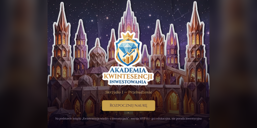 Cover image for Akademia Kwintesencji Inwestowania MVP