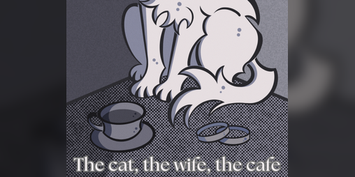 Cover image for The cat, the wife, the cafe