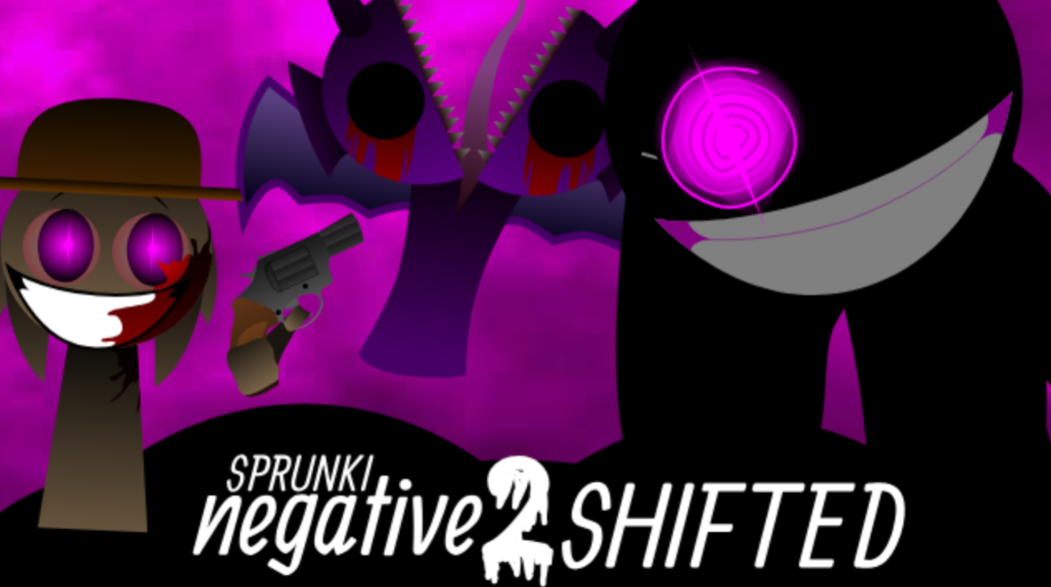 Cover image for Sprunki: NEGATIVE 2 SHIFTED