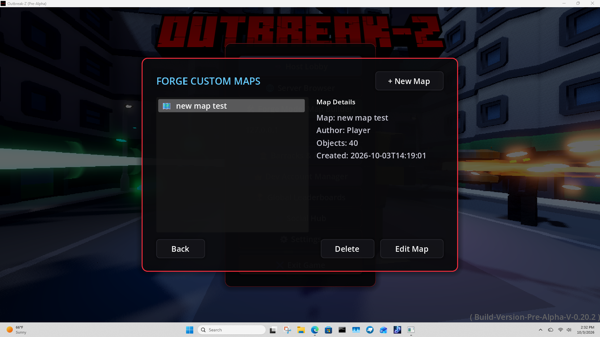 Forge mode map picker