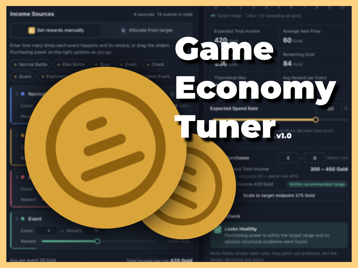 Cover image for Game Economy Tuner
