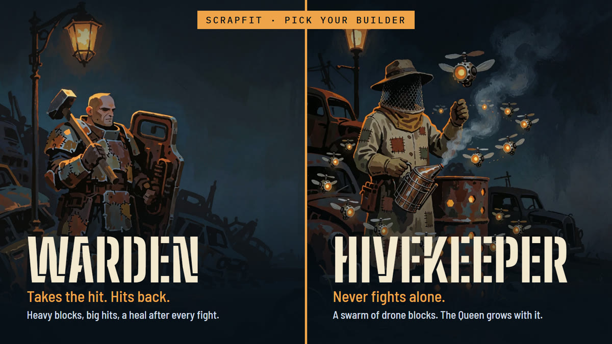 The Warden and the Hivekeeper side by side