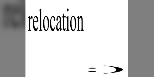 Cover image for relocation