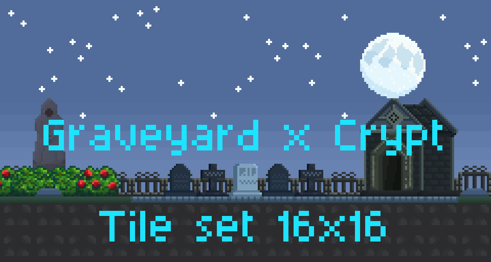 Graveyard x Crypt tile set