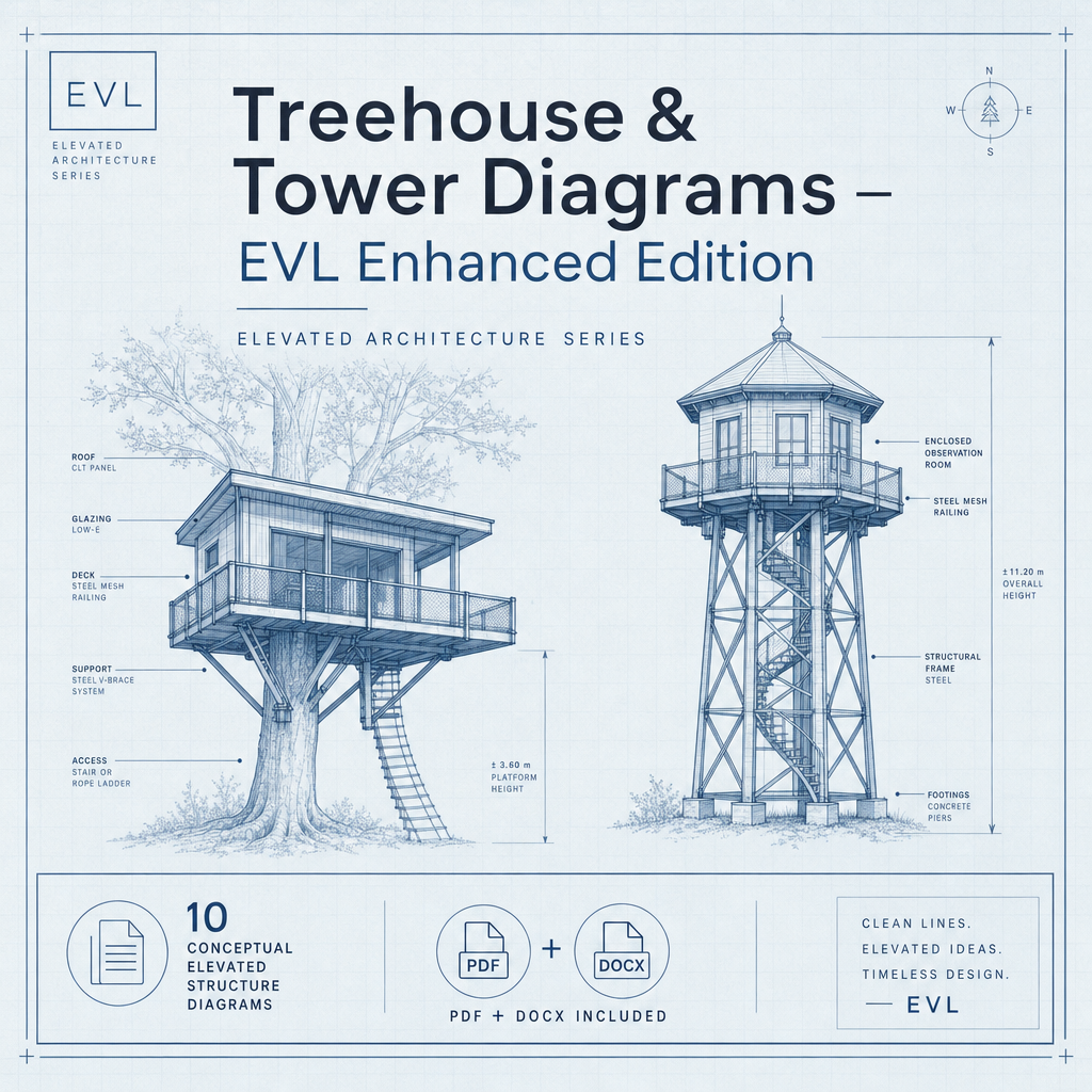 Cover image for Treehouse & Tower Diagrams – EVL Enhanced Edition