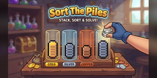 Cartoon Packing Stack Chronicles of the reaml: Sort The Coin Piles by proactivebox