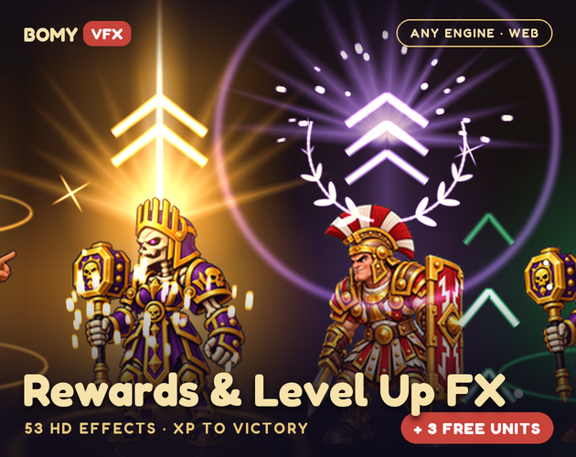 Rewards & Level Up FX