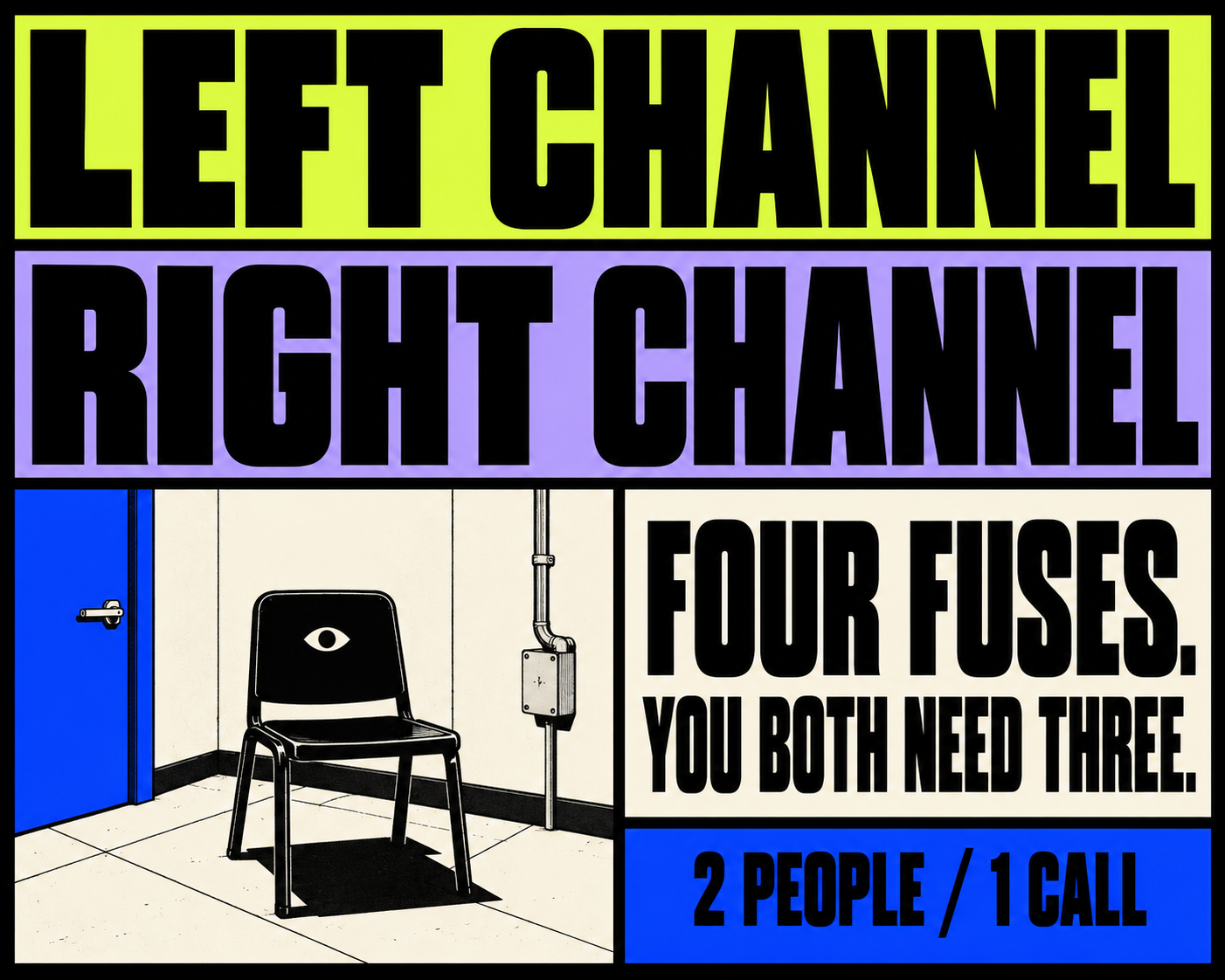 Cover image for LEFT CHANNEL / RIGHT CHANNEL