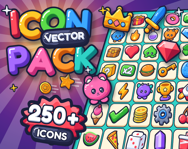 Add Notes Vector Icon Icon Vector Pack: 250+ Glossy Cartoony Game Icons by commit.failed