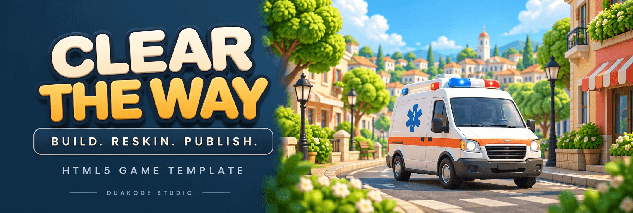 Clear the Way — HTML5 Parking Puzzle Game Template