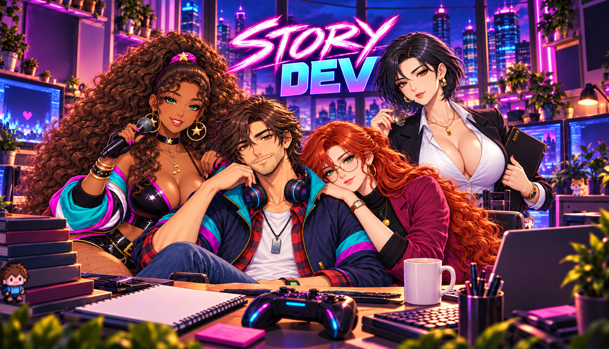 Cover art for Story Dev DEMO by C.M.Cas Games — adult visual novel
