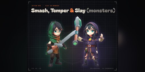 Cover image for Smash, Temper & Slay (monsters)