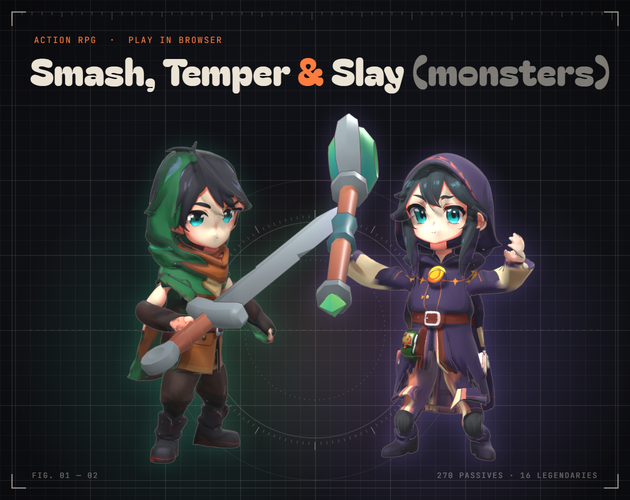 Cover image for Smash, Temper & Slay (monsters)