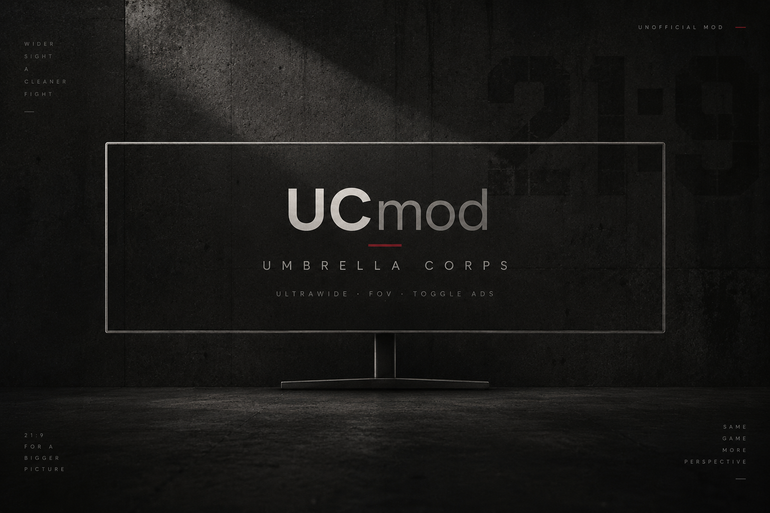 UCmod — Umbrella Corps Ultrawide & Toggle ADS