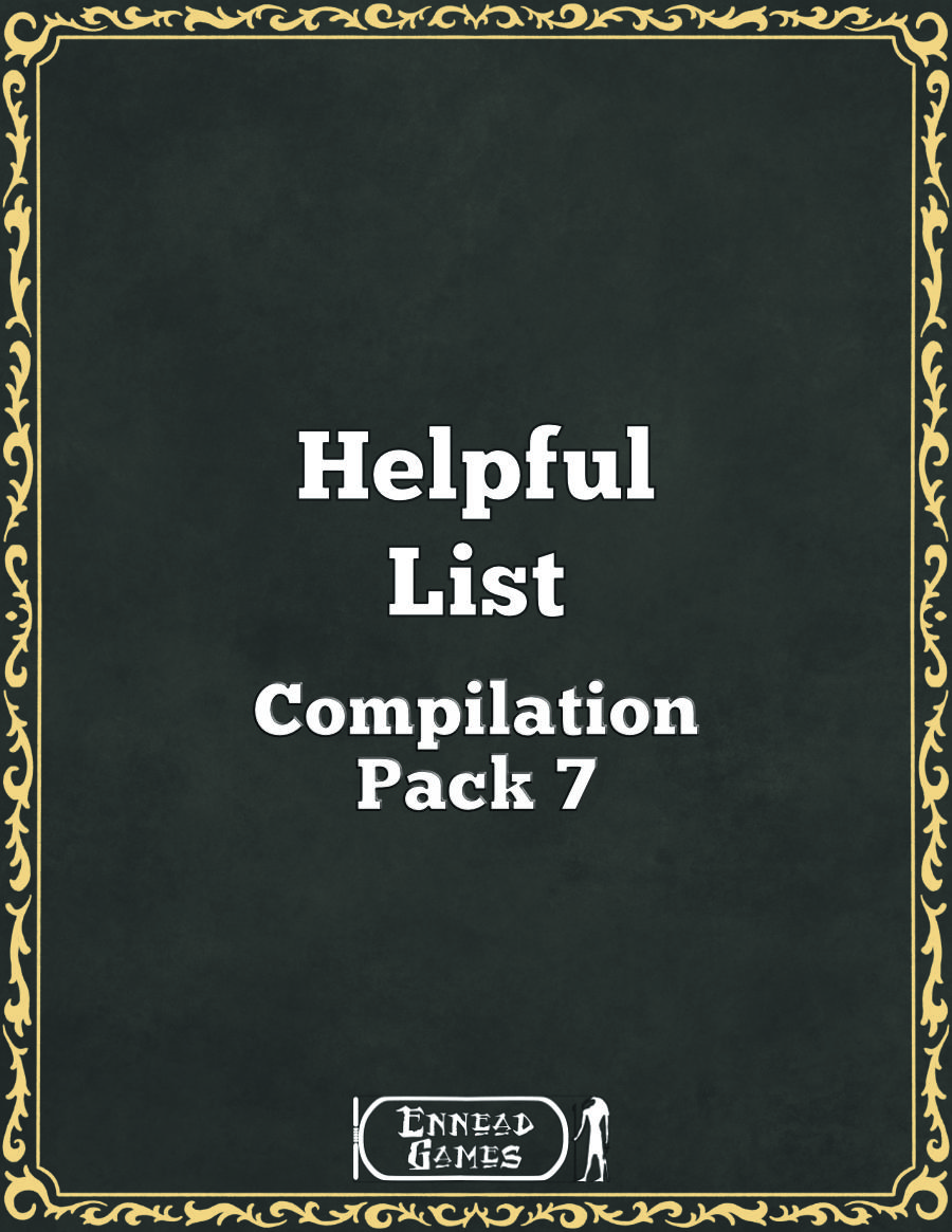 Helpful List Compilation Pack 7