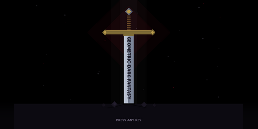 Cover image for Geometric Dark Fantasy
