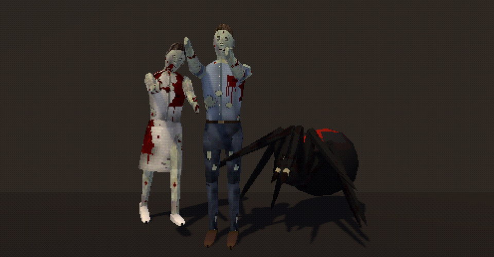 PSX Creatures - Rigged Animated Zombies and Monsters