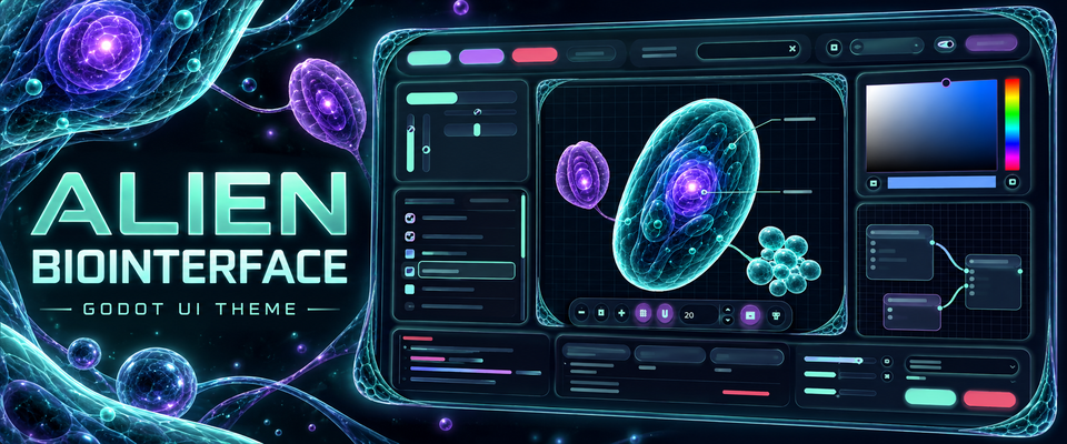 Alien Biointerface Godot UI Theme