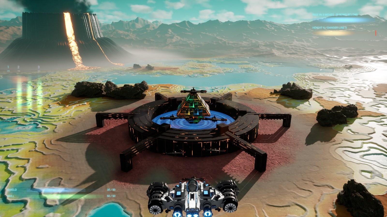 The G-Lance, the pyramid and the portal ring