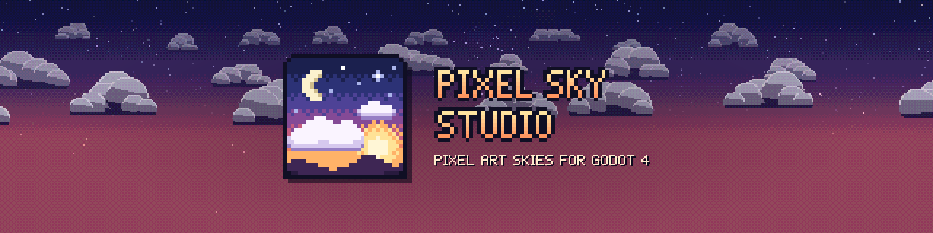 Pixel Sky Studio – Procedural Pixel Skies for Godot 4.