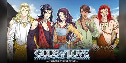 Cover image for Gods of Love: An Otome Visual Novel