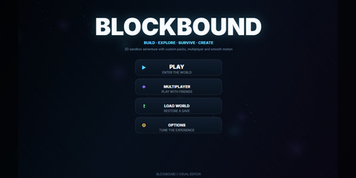 Cover image for blockbound (2D minecraft) MULTIPLAYER UPDATE!