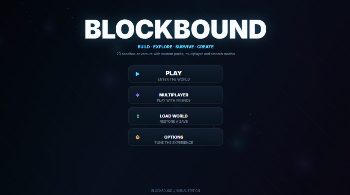 Cover image for blockbound (2D minecraft) MULTIPLAYER UPDATE!