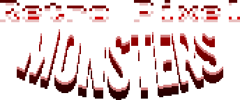 Retro Pixel Monsters