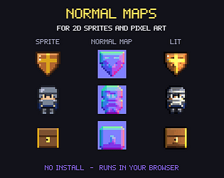 Gridwright Normal Maps: Normal Map Generator for 2D Sprites & Pixel Art (no install)