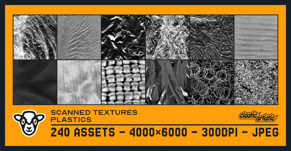 Scanned Textures – Plastics by Clastic Artistic