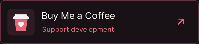Buy Me a Coffee &mdash; Support development
