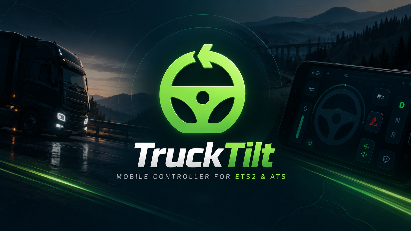 Taptic Rngine 🚛 TruckTilt — Final Update - TruckTilt — Mobile Controller for ETS2 ...