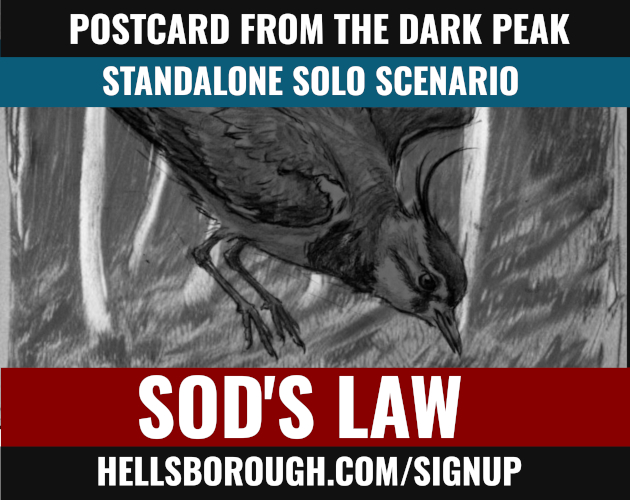Postcard Adventure: Sod's Law (Dark Peak Solo RPG)
