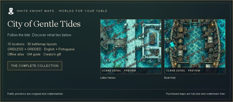 City of Gentle Tides — protected promotional preview